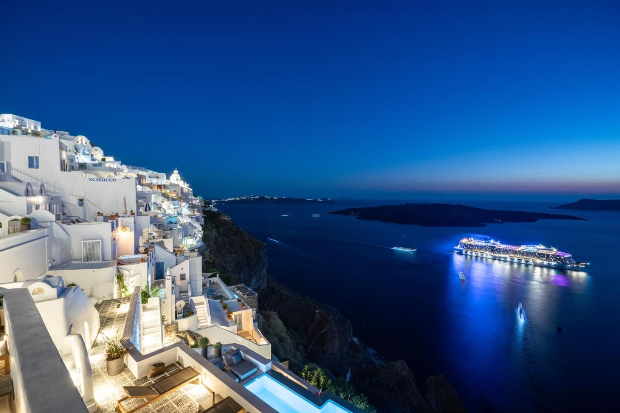 Inspire Santorini Luxury Villas Fira  Ngoại thất bức ảnh